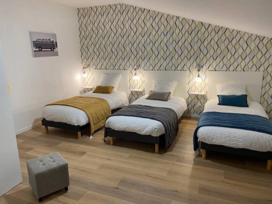 Au Petit Bragard- Triplex Proche Centre Ville Saint-Dizier Dış mekan fotoğraf